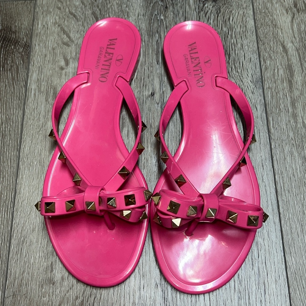 Valentino Garavani rockstud PVC sandal